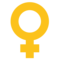 Female Sign emoji on Google